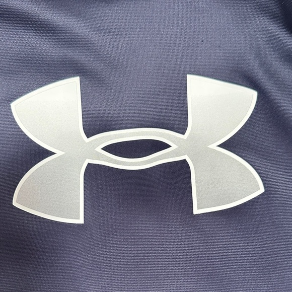 Under Armour Dark Gray Hoodie with White Logo BNWT - Picture 2 of 7